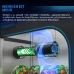 Turbowuchs Intelligent 2-in-1 Aktivkohlefilter Inline-Lüftersystem (Größe L)  Smart Controller App – Bild 2